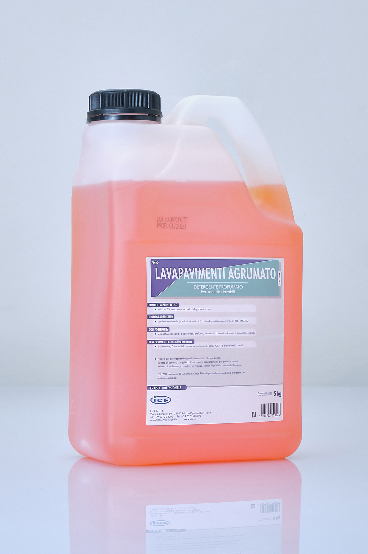 Lavapavimenti agrumato